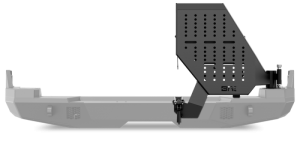 Toyota 4Runner Rear Bumper - Body Armor 4x4 - Pro Series II - Passenger Side Swingout - Light Texture Black - `10-`24